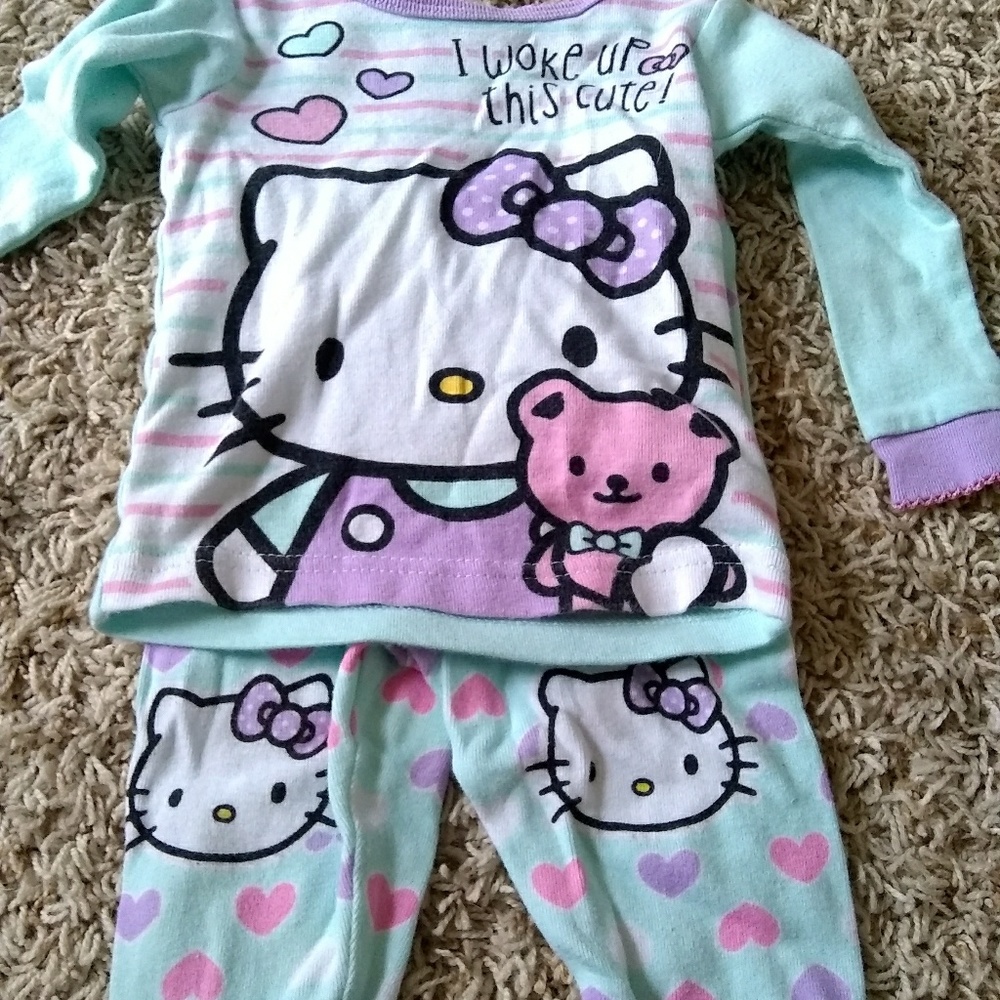 Hello kitty pj set